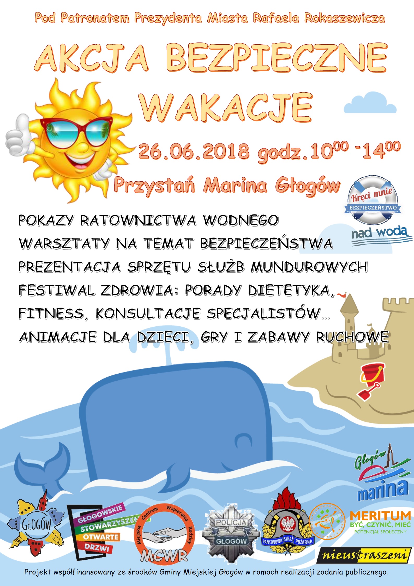 Ilustracja wprowadzenia: Akcja Bezpieczne Wakacje 